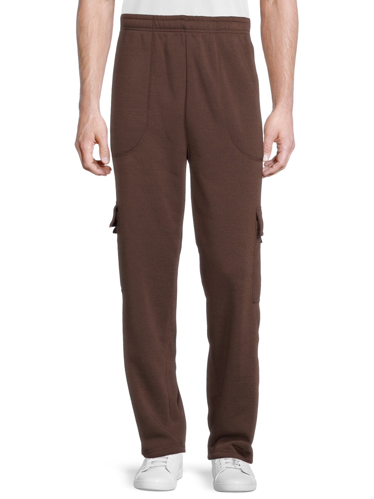 Climate Concepts Men's and Big Men's Fleece Cargo Pants, up to Size 5XL - Walmart.com
