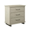 thumbnail image 4 of FESTIVO 3-Drawer Nightstand with Elevated Metal Legs, Set of 2 Beige, 4 of 5