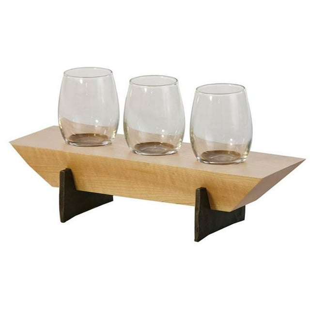 Picnic Plus PSU-643M Village Wine Taster, Maple - Set of 3