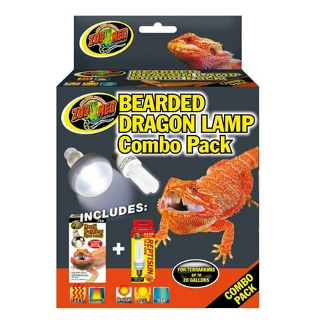 UPC: 0097612370065 | Zoo Med Bearded Dragon Lamp Combo Pack – Bearded Dragon Lamp Combo Pack