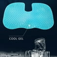 thumbnail image 5 of Seat Cushion Cool Gel Memory Foam Chair Pillow Orthopedic Office Chair Car Pad, 5 of 7