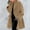 Khaki, variant on Turilly Womens Jackets Ladies Women's Winter Wool Coat Trench Jacket Ladies Warm Slim Long Overcoat Outwear