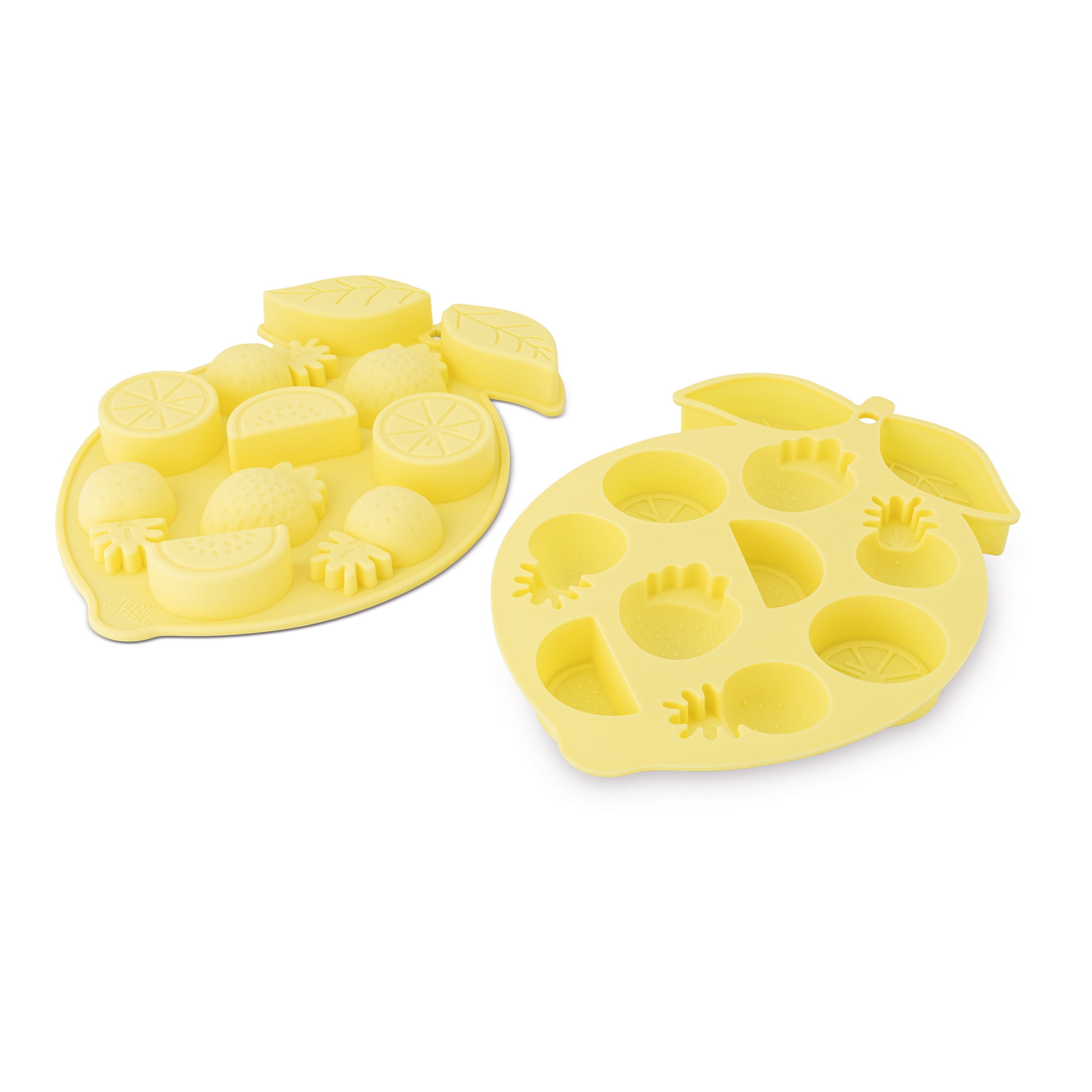Thyme & Table Fruit-Shaped Ice Tray - Yellow