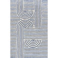 thumbnail image 5 of nuLOOM Beatrix Modern Striped High/Low Area Rug, 5' x 8', Blue, 5 of 9