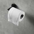 thumbnail image 5 of Portarrollos de papel higiénico negro, soporte de papel higiénico montado en la pared para baño, acero inoxidable Sus 304, soporte de papel higiénico (negro mate) Rojo Verde Cocina, Decoración y Otros, 5 of 5