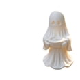 thumbnail image 2 of PoyoKee Halloween Patchwork Ghost, Vintage Ghost with Pumpkin Basket Halloween Decorations, Cute Stuff Figurines Fall Decor for Mantel Shelf Entryway, 2 of 7