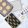 thumbnail image 6 of Pineapple Pattern Pot Holder Set 2 Piece Non-Slip Oven Hot Pads Heat Resistant Durable 7x9.8in, 6 of 7