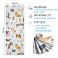 thumbnail image 2 of Cartoon Dachshund Hot Yoga Mat Towel Non Slip for Hot Yoga - Quick-Drying Yoga Mat Cover with 4 Corner Pockets with Travel Bag - Hot Yoga Towel Non Slip 74"x26", 2 of 6