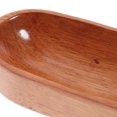 thumbnail image 3 of MIANGASTORE 1 Pce Plat à Gâteau en Bois Type Bateau Plateau de Rangement Alimentaire Assiette Décorative (Café), 3 of 8
