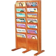 Wood Literature Display, Oak