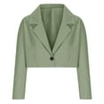 thumbnail image 5 of Luxalzxs Women's Cropped Blazers & Suit Jackets Business Casual Blazers Long Sleeve Open Front Work Suit Office Blazer Jackets, 5 of 5