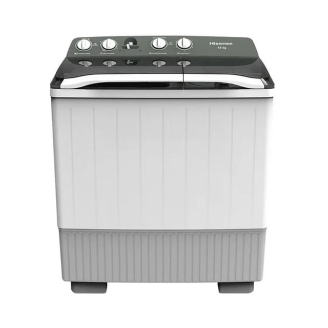 Lavadora Hisense Semiautomática 2 Tinas 18KG Blanca