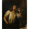 thumbnail image 3 of Job Adriaensz Berckheyde 12x14 Black Modern Framed Museum Art Print Titled - Portrait of a Man at a Window, 3 of 5