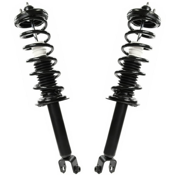 Detroit Axle - Rear Struts for Acura TSX 2009 2010 2011 2012, Struts with Coil Spring Complete Struts Assembly Replacement