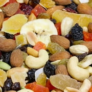 Tropical Mix Trail mix by Its Delish, 1 Lb 16 Oz Bag  High Energy Boost Fruit and Nut Healthy Snack Medley with Protein & Vitamins with Mixed Nuts & Dried Fruits Snack  Keto, Vegan, Kosher