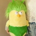 thumbnail image 6 of Comedic Home Accent​​ Silly Chicken Plush Toy with Long Feathers, 18inch Hairy Bird Doll for Prank Gifts, Humorous Home Decor Absurd Humor Toy​​, 6 of 8
