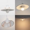 thumbnail image 2 of Kiven H-Type Track Lighting, 3-Light Modern H Track Light Pedant with Metal Lampshade,Dimmable for Kitchen Island Cafe Bedroom, Cord length 39.4",White Finish Marble Pattern, 2 of 7