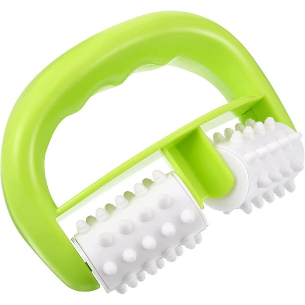 Rodillo de masaje anti celulitis, cepillo de rodillo de cuerpo húmedo/seco para masaje, reducir la celulitis, cepillo de rodillo de fascia corporal para mujeres, hombres, brazos, hombros, trasero Feliz Sencillez