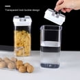 thumbnail image 4 of Kitchen Dry Food Dispenser Moisture Proof & Dust-proof Transparent Rice Grain Storage Container Sealed Storage Tank for Flour Soybean Cereal Nut Snack Pet Food Kitchen Organizer, 4 of 8