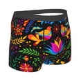 thumbnail image 3 of Kll Mexican Flower Traditional1 Men'S Cotton Boxer Briefs Underwear-Large, 3 of 9