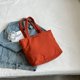 thumbnail image 1 of Bolsa de hombro acolchado de algodón con asa superior para mujer para viajes de oficina (naranja) Ehuebsd Para Estrenar, 1 of 9