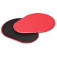 thumbnail image 1 of Unique Bargains Exercise Core Sliders, 230x180x7mm Dual Sided ABS EVA Foam Glider Discs, Red, 1 of 5