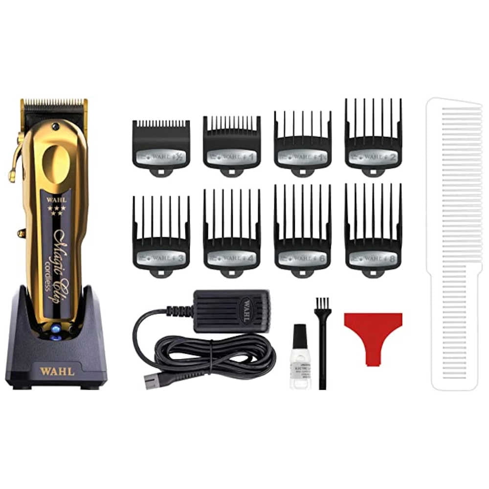 Wahl 5 Star Magic Clip Gold - 56445 - Includes Charging Stand &amp