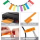 thumbnail image 3 of 600 etiquetas autoadhesivas para cables, 20 hojas, 10 colores, tamaño A4, impermeables y resistentes al desgarro. Aptas para escritura a mano e impresión., 3 of 6