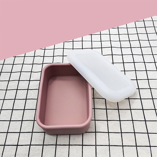 Silicone Storage Box Camping Accessories Lunch Accessories Lunch Supplies Portable Silicone Food Grade Storage Box