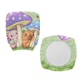 thumbnail image 2 of Chririnla Cute Capybara Mushroom Office Chair Slipcovers, Pack of 2 Stretchable Dustproof Covers for High Back Swivel Boss Chair, 2 of 8