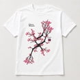 thumbnail image 3 of Veylor Haus Sakura Cherry Blossom Graphic, Japanese Blossom Tree Vintage, Unisex Cotton Streetwear Shirt for Men & Women, 3 of 9