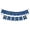 Blue, variant on Graduation Party Banner, Red Glittery CONGRATS GRAD Hanging Ornament, 1 Pack Decorative Pennant Garland, for 2025 Graduation Party Home Classroom Indoor Outdoor Photo Booth Background Decorations