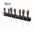 thumbnail image 1 of DYNWAVECA Screwdriver Organizer Tool Storage Rack Multifunctional Accessory Wear Resistant Wall Mount Holder Manual Tool Stand for Home , 2 Pieces, 1 of 10