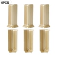 thumbnail image 1 of Baseboard Corner Blocks for 10Cm Height Baseboard Wall Base Corner Trim L Champagne Gold, 1 of 5