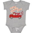thumbnail image 3 of Inktastic Hoppy Valentine's Day Bunny Truck with Hearts Boys or Girls Baby Bodysuit, 3 of 5