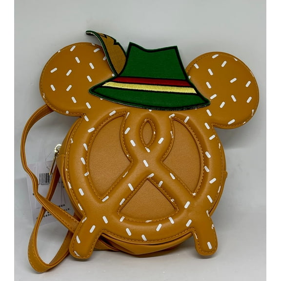 Disney Parks Pretzel Crossbody Germany Epcot Purse New