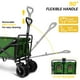 thumbnail image 2 of Carrito plegable VOYSIGN, 300 libras, plegable, utilitario, verde, 2 of 4
