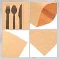 thumbnail image 4 of Brown Kraft Paper Bags 100pcs Disposable Silverware Flatware Paper Sleeves Kitchen Cutlery Utensils Holder for Christmas Party Table Decorations Supplies, 4 of 10