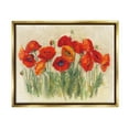 thumbnail image 5 of Stupell Industries Red Poppy Florals Soft Green Meadow Grass Metallic Gold Framed Floating Canvas Wall Art, 16x20, by Carol Rowan, 5 of 5