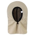 thumbnail image 6 of Falari Outdoor Sun Hat, Wide Brim with Neck Flap, Safari Hiking Gardening Fishing Hat - Khaki, 6 of 7