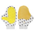 thumbnail image 3 of Guante de aseo para mascotas portátil de doble cara Unique Bargains 1 Pc para baño amarillo de PU y caucho, 3 of 4