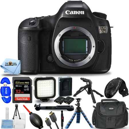 Canon EOS 5DS 5D S DSLR Camera (Body Only) - 12PC Accessory Bundle