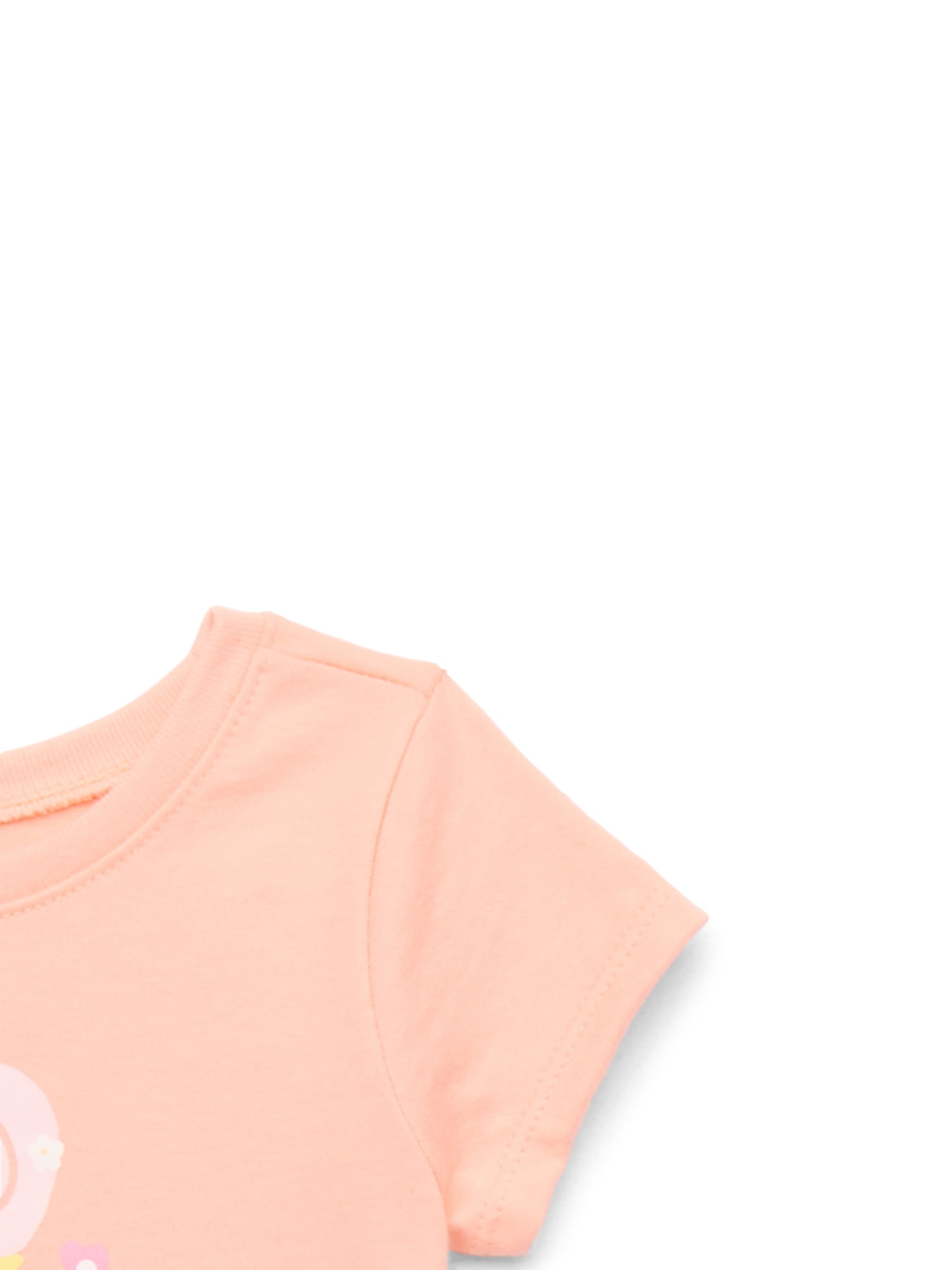 Garanimals Baby Girl Graphic T-Shirt with Short Sleeves, Sizes 0M-24M