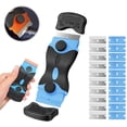 thumbnail image 1 of Lttoisl ProScrape Double-Ended Razor Blade Scraper Tool with 10 Metal & 10 Plastic Blades, 2-in-1 Multipurpose for Car Film, Window Tint, Kitchen, Glue & Sticker Removal, 4.5-Inch, 1 of 8