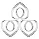 thumbnail image 1 of Milisten 3Ud Anillos Para Pañuelos De Con Antideslizante Para Decorar Y Bufandas, 1 of 7