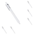 thumbnail image 1 of 6Pcs Retractable Ballpoint Pen Red Ink 0.5mm Fine Point Smooth Writing Pens for Note, 1.2ml Large Capacity Journaling Pen, 1 of 5