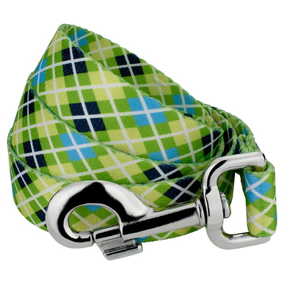 Country Brook Design - 1 inch Margarita Argyle Leash - 4 Feet