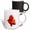 Multicolor, variant on 3drose, Beautiful Red Rose Isolated Vector, 11oz Two-tone Yellow Mug