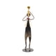 thumbnail image 1 of Figura de trompeta, escultura de músico de Metal hecha a mano, abstracta moderna, para sala de estar, estante de mesa, escritorio y oficina, 1 of 14