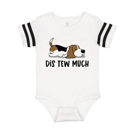 

Inktastic Napping Dis Tew Much Hound Dog Gift Baby Boy or Baby Girl Bodysuit